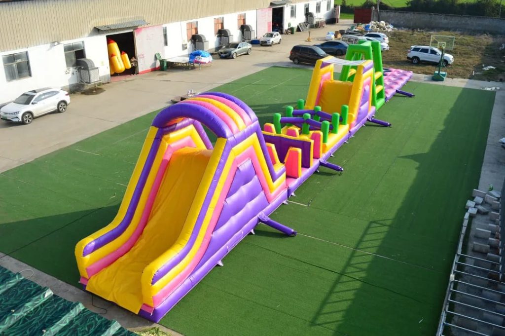 Inflatable Modular Obstacle Course - PreshMo Party Rentals Calgary